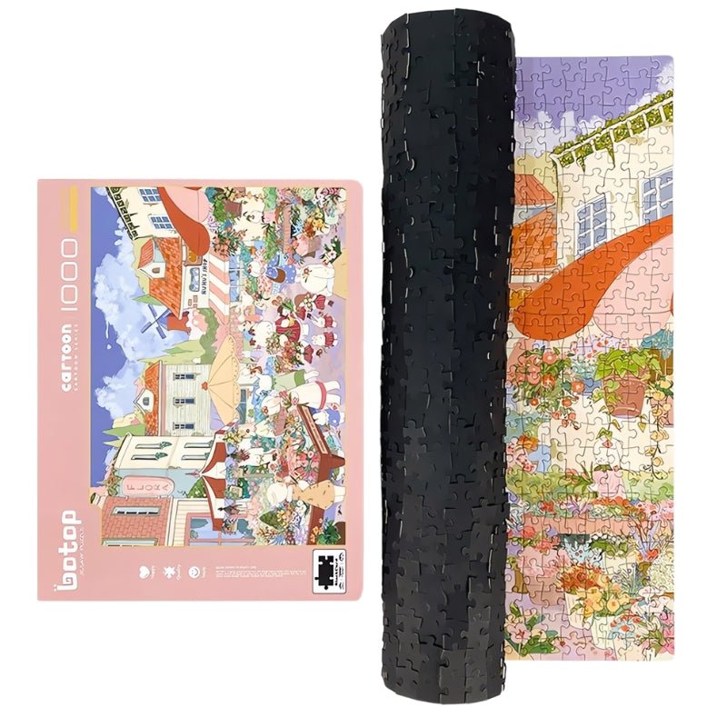 Flower Town | Botop | 1000 Piece Puzzle | Jigsaw Puzzle - Mystery Matrix