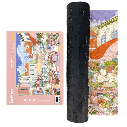 Flower Town | Botop | 1000 Piece Puzzle | Jigsaw Puzzle - Mystery Matrix