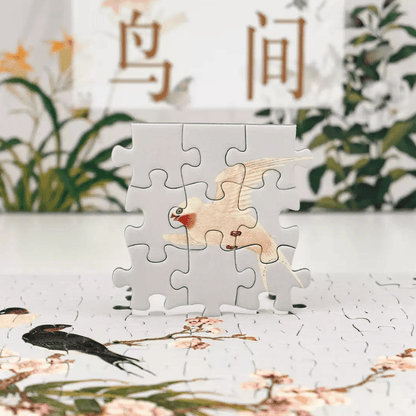 Flowers and Birds | Seren Art | 500 Piece Puzzle | Jigsaw Puzzle - Mystery Matrix