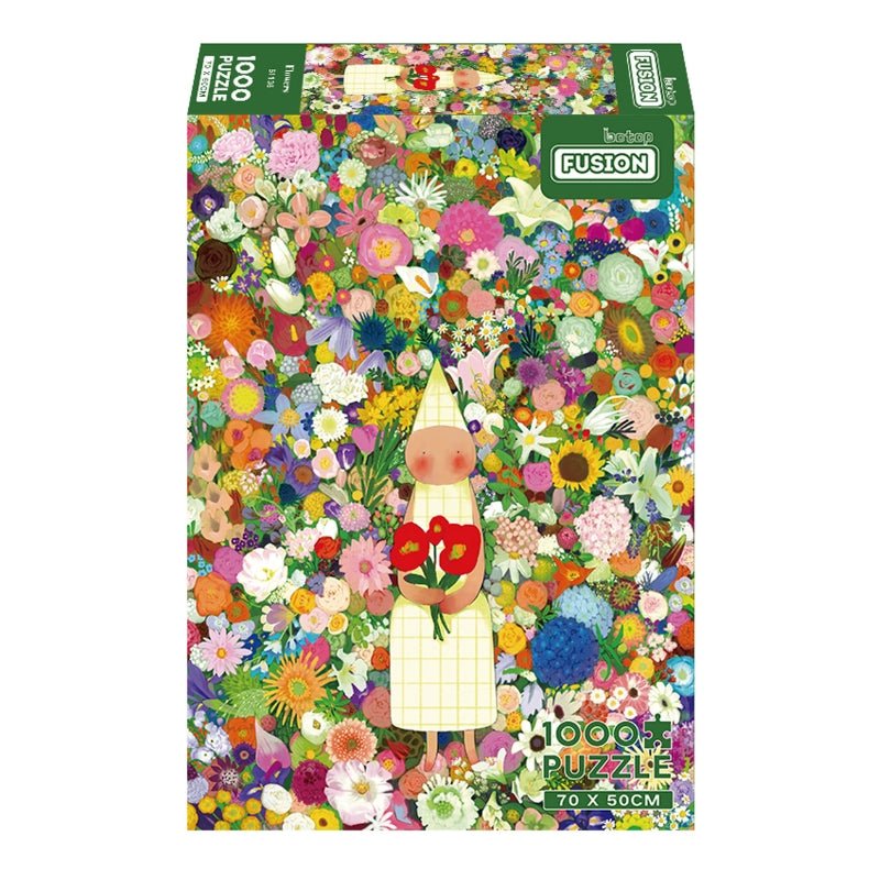 Flowers | Botop | 1000 Piece Puzzle | Jigsaw Puzzle - Mystery Matrix