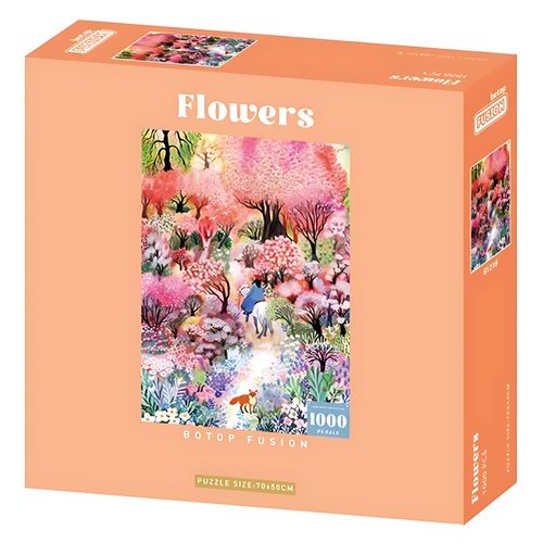 Flowers | Botop Fusion | 1000 Piece Puzzle | Jigsaw Puzzle - Mystery Matrix