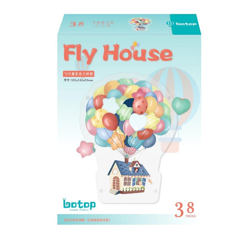 Fly House | Botop | Acrylic Puzzle | Puzzle with Frame - Mystery Matrix