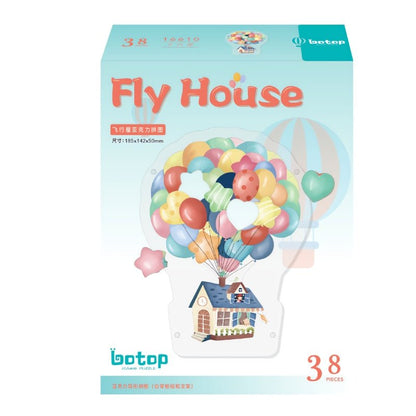 Fly House | Botop | Acrylic Puzzle | Puzzle with Frame - Mystery Matrix
