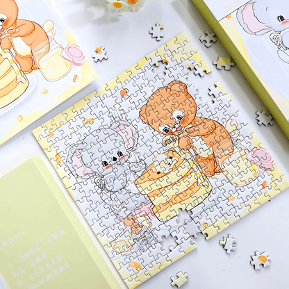 Friendship Series - Pancake Day | Dreamer Puzzle | 225 Piece Mini Puzzle | Jigsaw Puzzle - Mystery Matrix