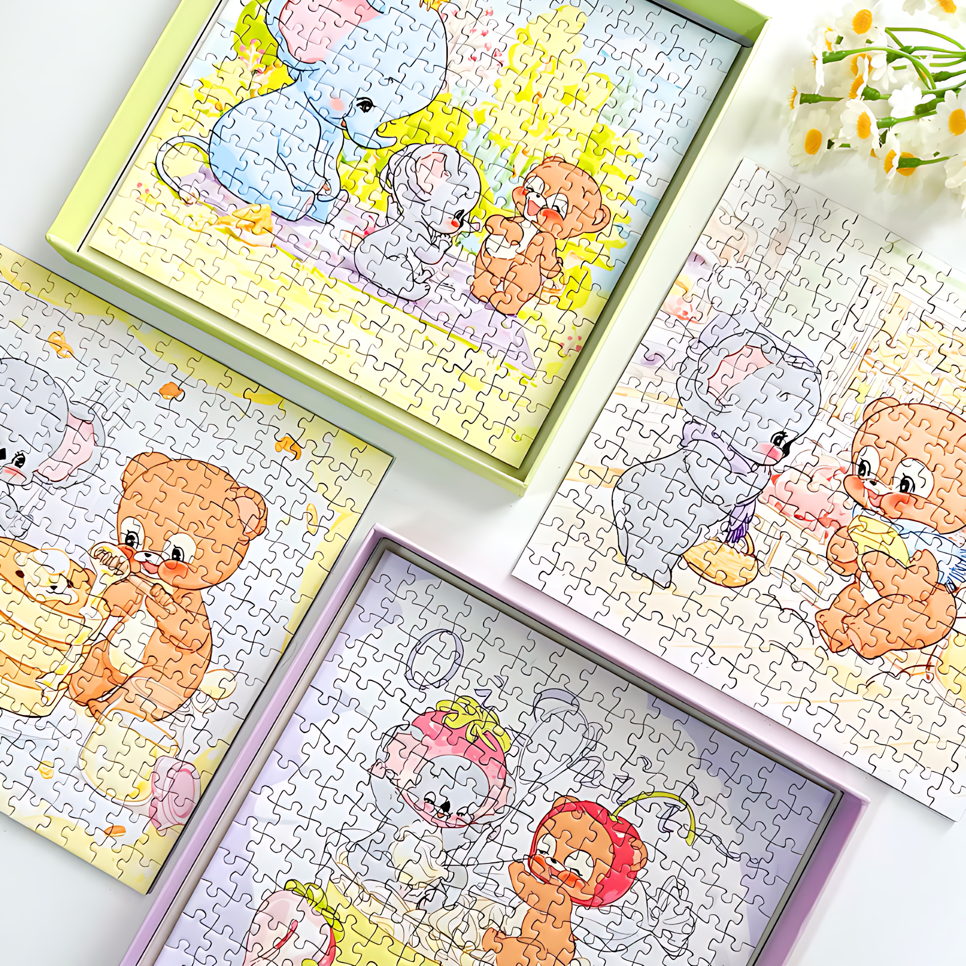 Friendship Series - Pancake Day | Dreamer Puzzle | 225 Piece Mini Puzzle | Jigsaw Puzzle - Mystery Matrix