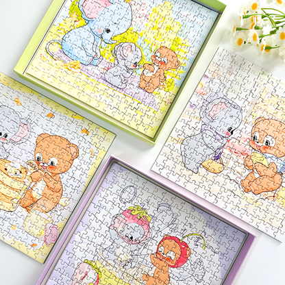 Friendship Series - Pancake Day | Dreamer Puzzle | 225 Piece Mini Puzzle | Jigsaw Puzzle - Mystery Matrix