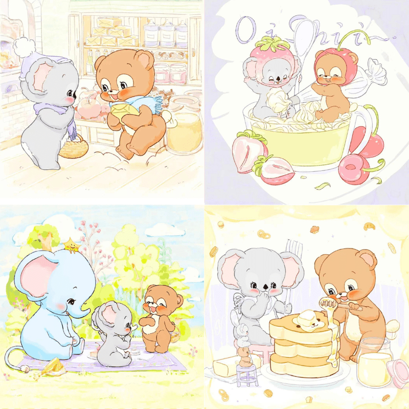 Friendship Series - Pancake Day | Dreamer Puzzle | 225 Piece Mini Puzzle | Jigsaw Puzzle - Mystery Matrix