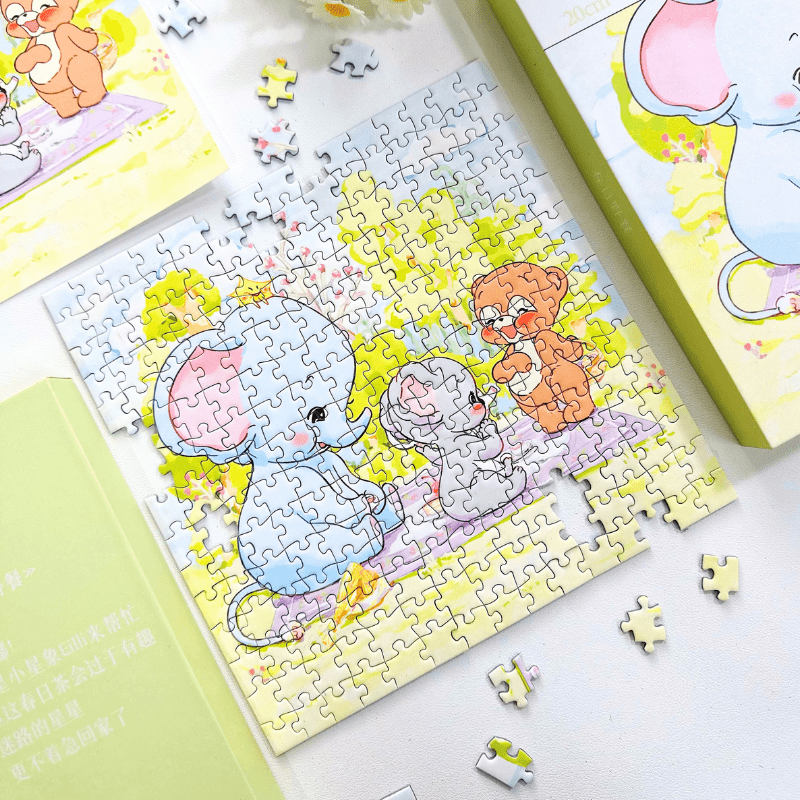Friendship Series - Spring Picnic | Dreamer Puzzle | 225 Piece Mini Puzzle | Jigsaw Puzzle - Mystery Matrix