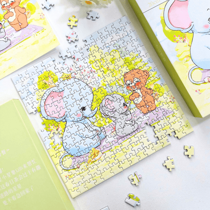 Friendship Series - Spring Picnic | Dreamer Puzzle | 225 Piece Mini Puzzle | Jigsaw Puzzle - Mystery Matrix