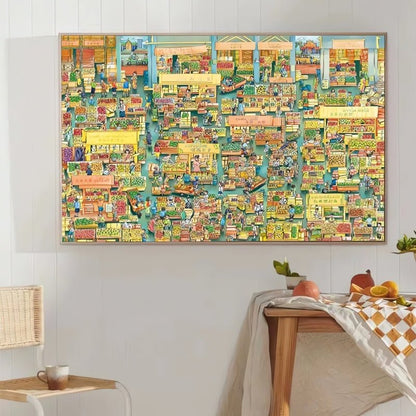 Fruit Market | Botop | 1000 Piece Puzzle | Jigsaw Puzzle - Mystery Matrix