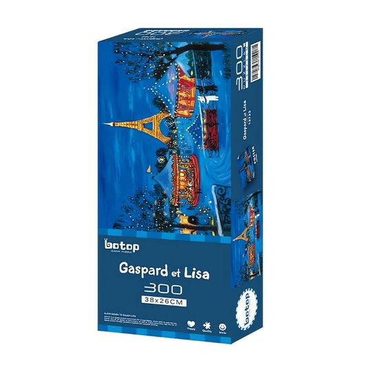 Gaspard et Lisa - Night view of Paris | Botop | 300 Piece Puzzle | Jigsaw Puzzle - Mystery Matrix