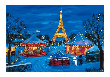 Gaspard et Lisa - Night view of Paris | Botop | 300 Piece Puzzle | Jigsaw Puzzle - Mystery Matrix