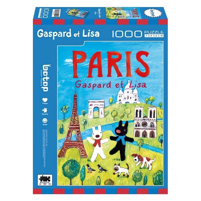 Gaspard et Lisa - Paris | Botop | 1000 Piece Puzzle | Jigsaw Puzzle - Mystery Matrix