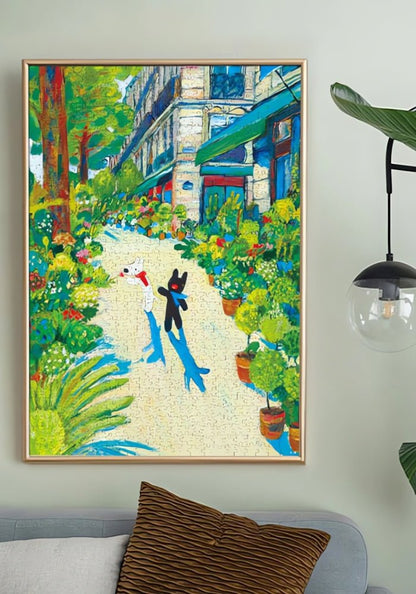 Gaspard et Lisa - Paris Street | Botop | 1000 Piece Puzzle | Jigsaw Puzzle - Mystery Matrix