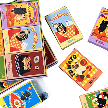 Glowing Cat Ball | Puffinkids | 6 in 1 Mini Puzzle | Jigsaw Puzzle - Mystery Matrix