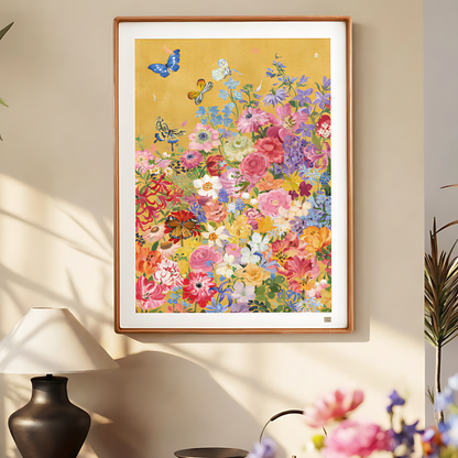 Golden Bloom Garden | TOI | 1000 Piece Puzzle | Jigsaw Puzzle - Mystery Matrix