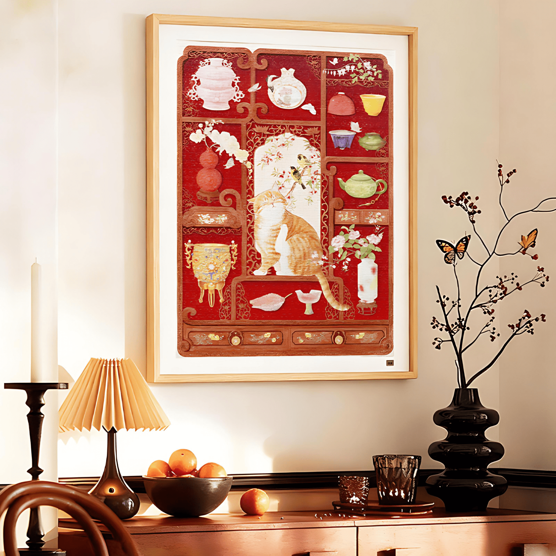 Golden Curio Cabinet – Oriental Pavilion | TOI | 1000 Piece Puzzle | Jigsaw Puzzle - Mystery Matrix