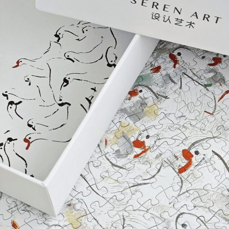 Goose Rural Melody | Seren Art | 500 Piece Puzzle | Jigsaw Puzzle - Mystery Matrix