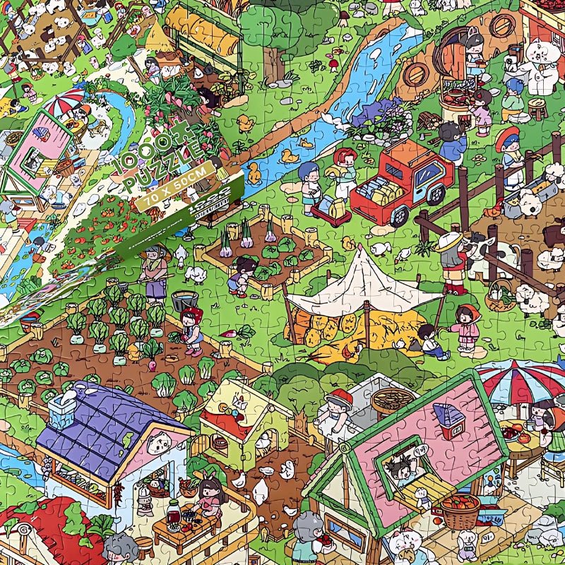 Grandma's Yard | Botop | 1000 Piece Puzzle | Jigsaw Puzzle - Mystery Matrix