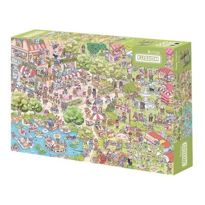 Happy Garden | Botop | 1000 Piece Puzzle | Jigsaw Puzzle - Mystery Matrix