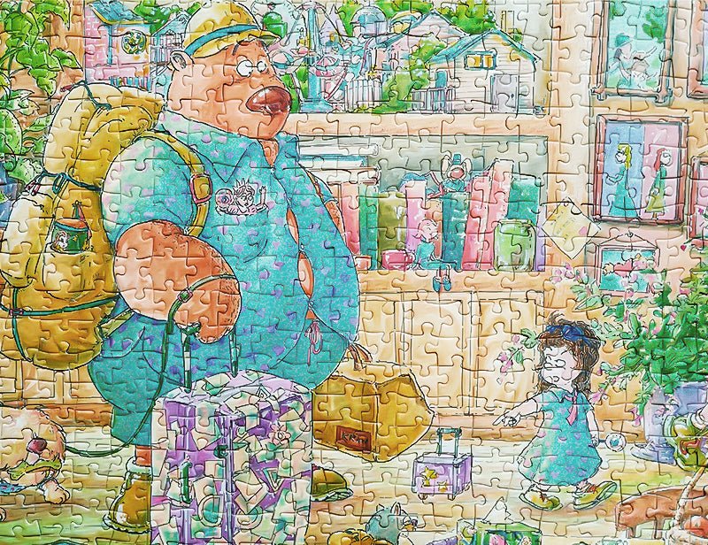 Happy Holiday | Kessing | 1000 Piece Puzzle | Jigsaw Puzzle - Mystery Matrix