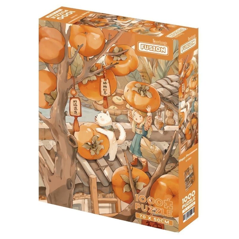 Happy Persimmon | Botop | 1000 Piece Puzzle | Jigsaw Puzzle - Mystery Matrix