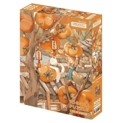Happy Persimmon | Botop | 1000 Piece Puzzle | Jigsaw Puzzle - Mystery Matrix