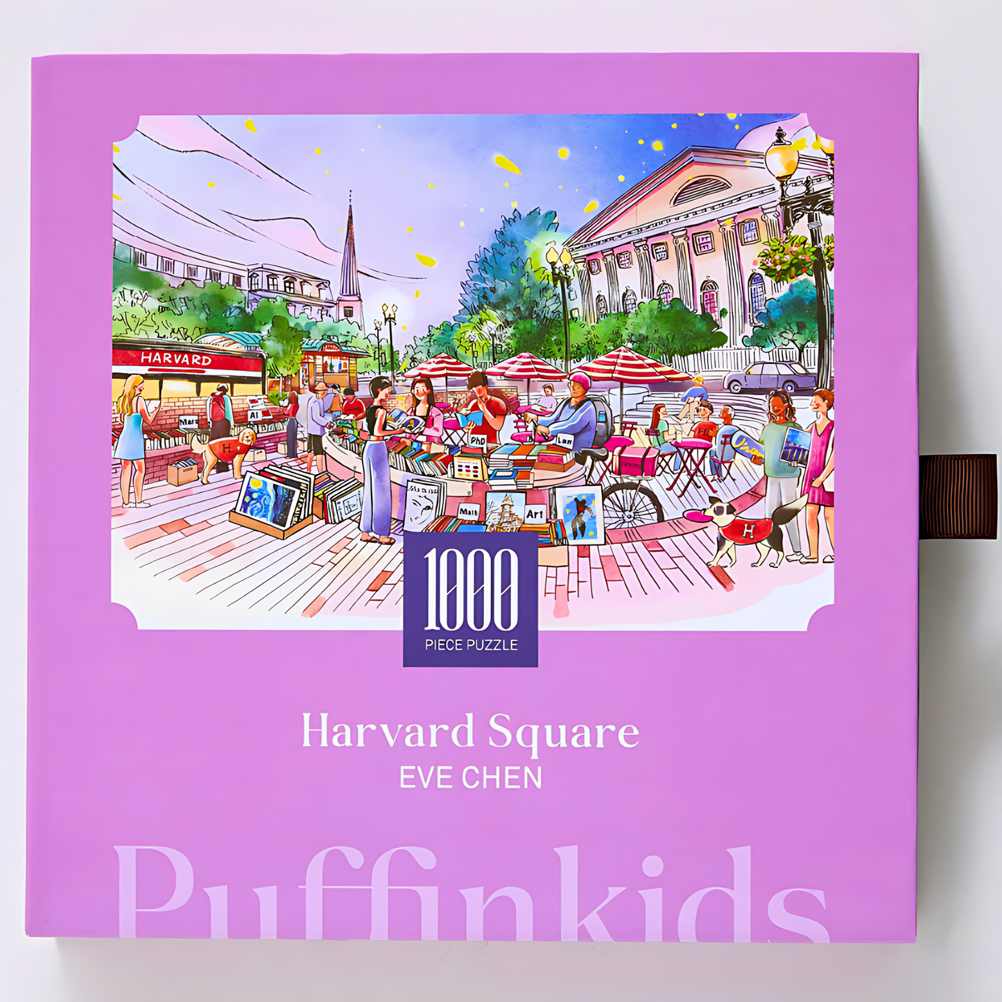 Harvard Square | Puffinkids | 1000 Piece Puzzle | Jigsaw Puzzle - Mystery Matrix