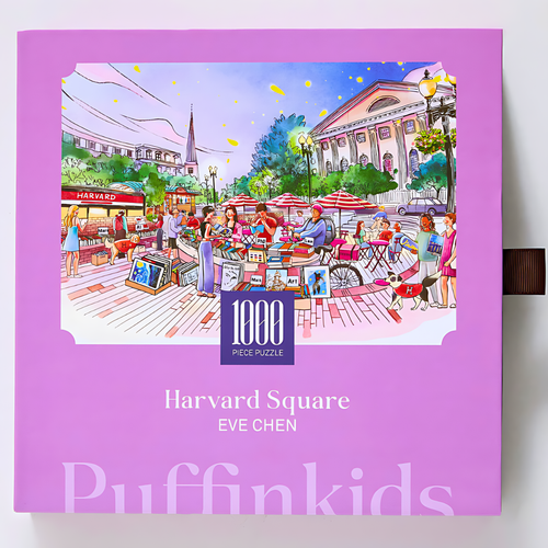 Harvard Square | Puffinkids | 1000 Piece Puzzle | Jigsaw Puzzle - Mystery Matrix