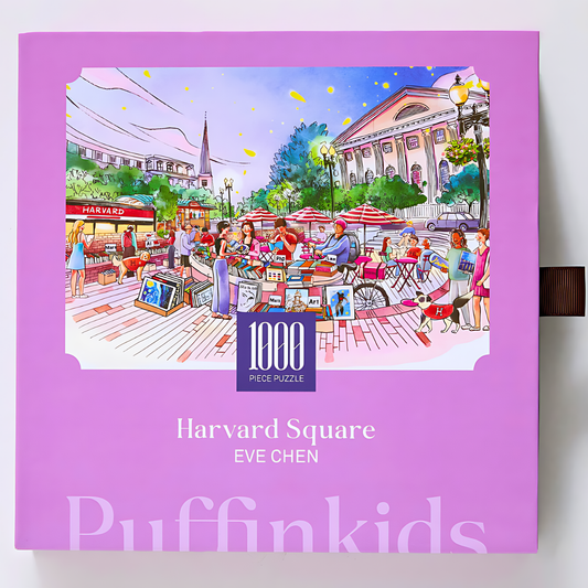 Harvard Square | Puffinkids | 1000 Piece Puzzle | Jigsaw Puzzle - Mystery Matrix