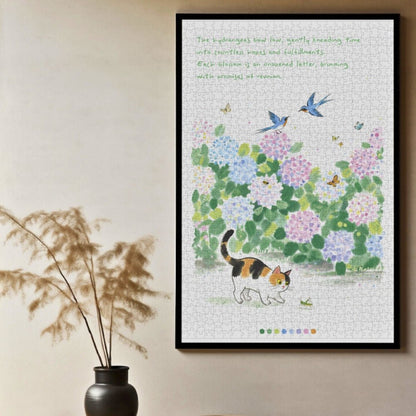 Hydrangea | Botop | 500 Piece Puzzle | Jigsaw Puzzle - Mystery Matrix