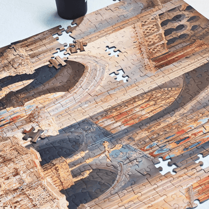 Interior De La Cathedral De Lieja | Seren Art | 1000 Piece Puzzle | Jigsaw Puzzle - Mystery Matrix