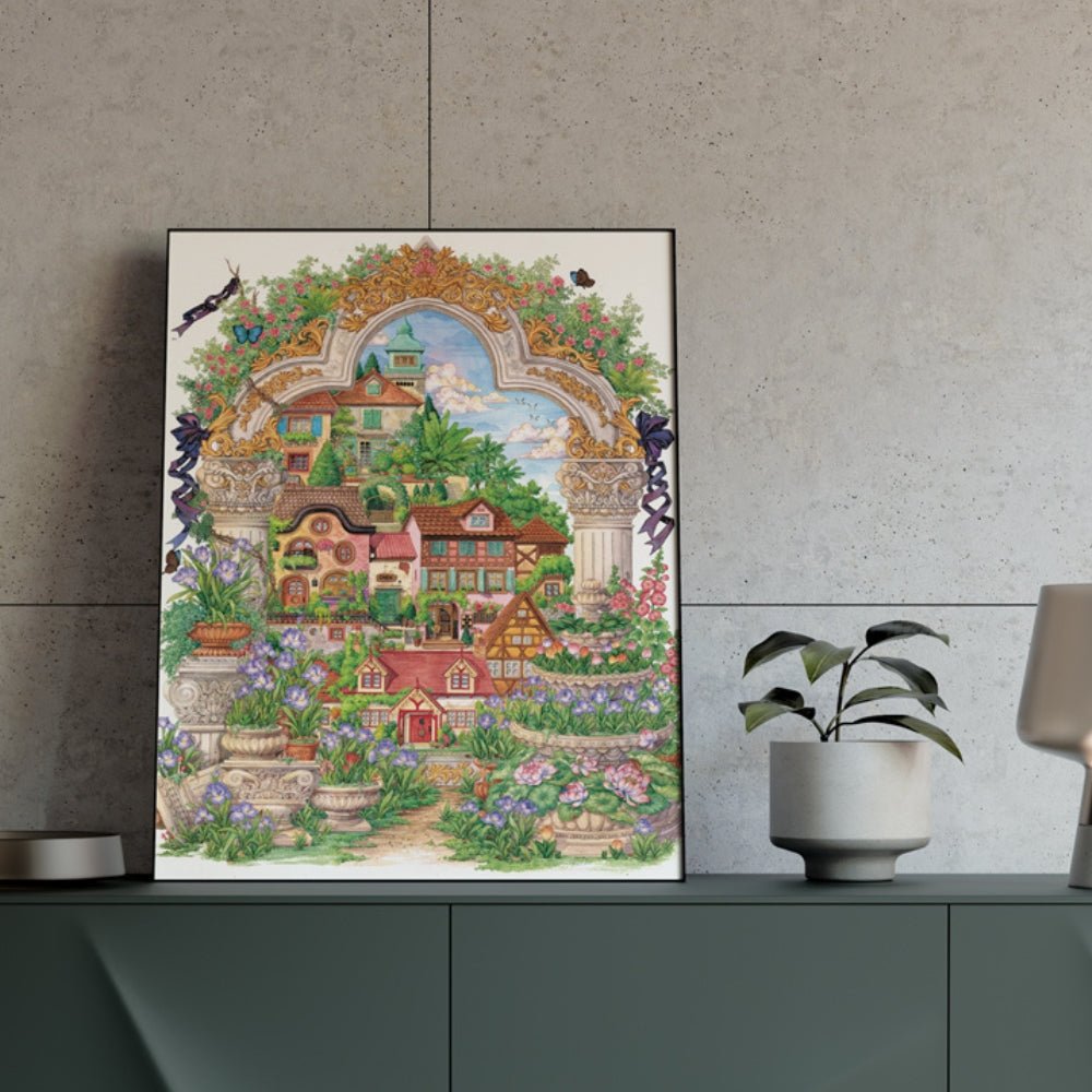 Iris Town | Botop | 500 Piece Puzzle | Jigsaw Puzzle - Mystery Matrix