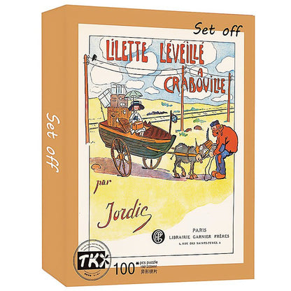 Island Holiday Series - Set Off | TKX | 100 Piece Mini Puzzle | Jigsaw Puzzle - Mystery Matrix