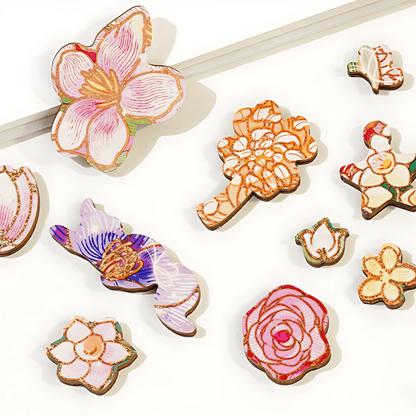 Joy in Every Season | TOI | Irregular Puzzle Piece | Wooden Puzzle with Frame - Mystery Matrix
