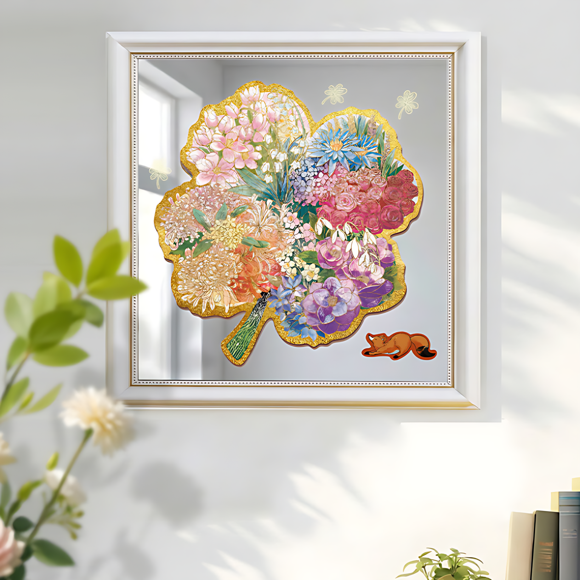 Joy in Every Season | TOI | Irregular Puzzle Piece | Wooden Puzzle with Frame - Mystery Matrix