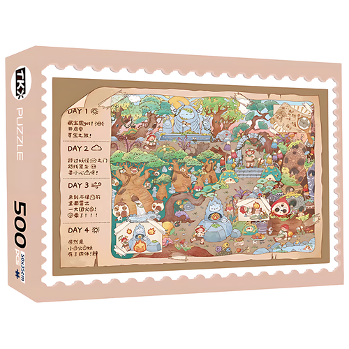 Jungle Treasure Hunt Series: Adventure Begins | TKX | 500 Piece Puzzle | Jigsaw Puzzle - Mystery Matrix