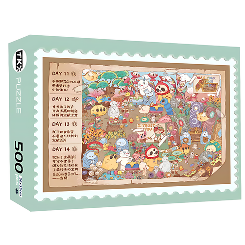 Jungle Treasure Hunt Series: Final Treasure Hunt | TKX | 500 Piece Puzzle | Jigsaw Puzzle - Mystery Matrix