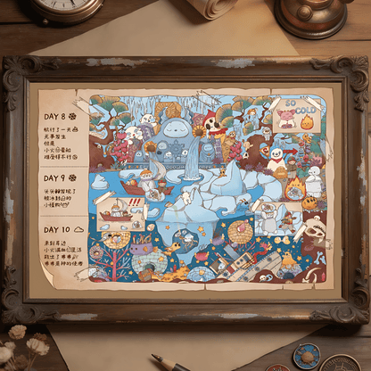 Jungle Treasure Hunt Series: Frozen Lake Adventure | TKX | 500 Piece Puzzle | Jigsaw Puzzle - Mystery Matrix