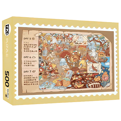Jungle Treasure Hunt Series: Wonderland Adventure | TKX | 500 Piece Puzzle | Jigsaw Puzzle - Mystery Matrix