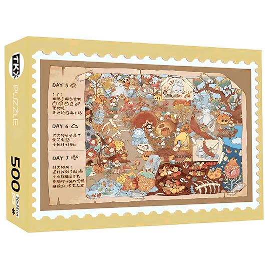 Jungle Treasure Hunt Series: Wonderland Adventure | TKX | 500 Piece Puzzle | Jigsaw Puzzle - Mystery Matrix