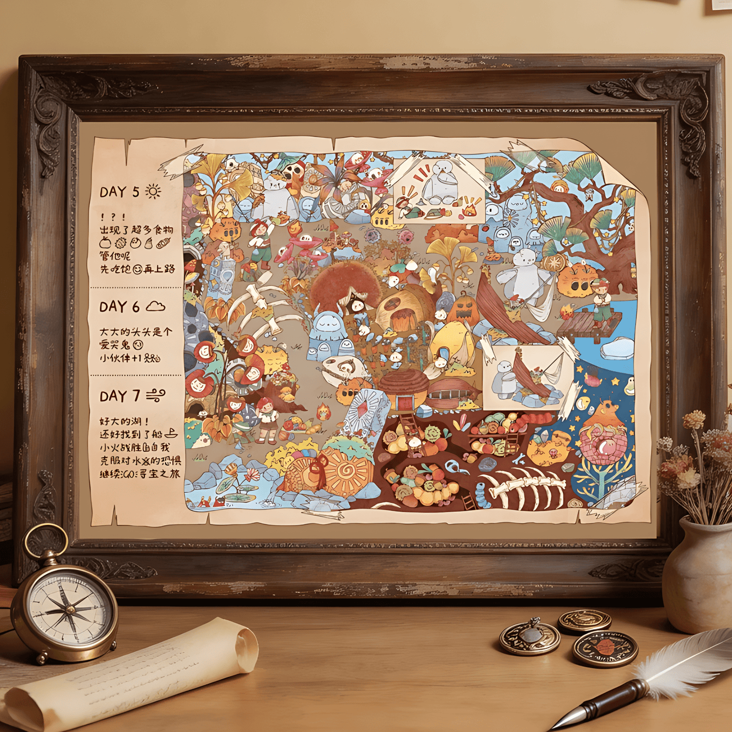 Jungle Treasure Hunt Series: Wonderland Adventure | TKX | 500 Piece Puzzle | Jigsaw Puzzle - Mystery Matrix