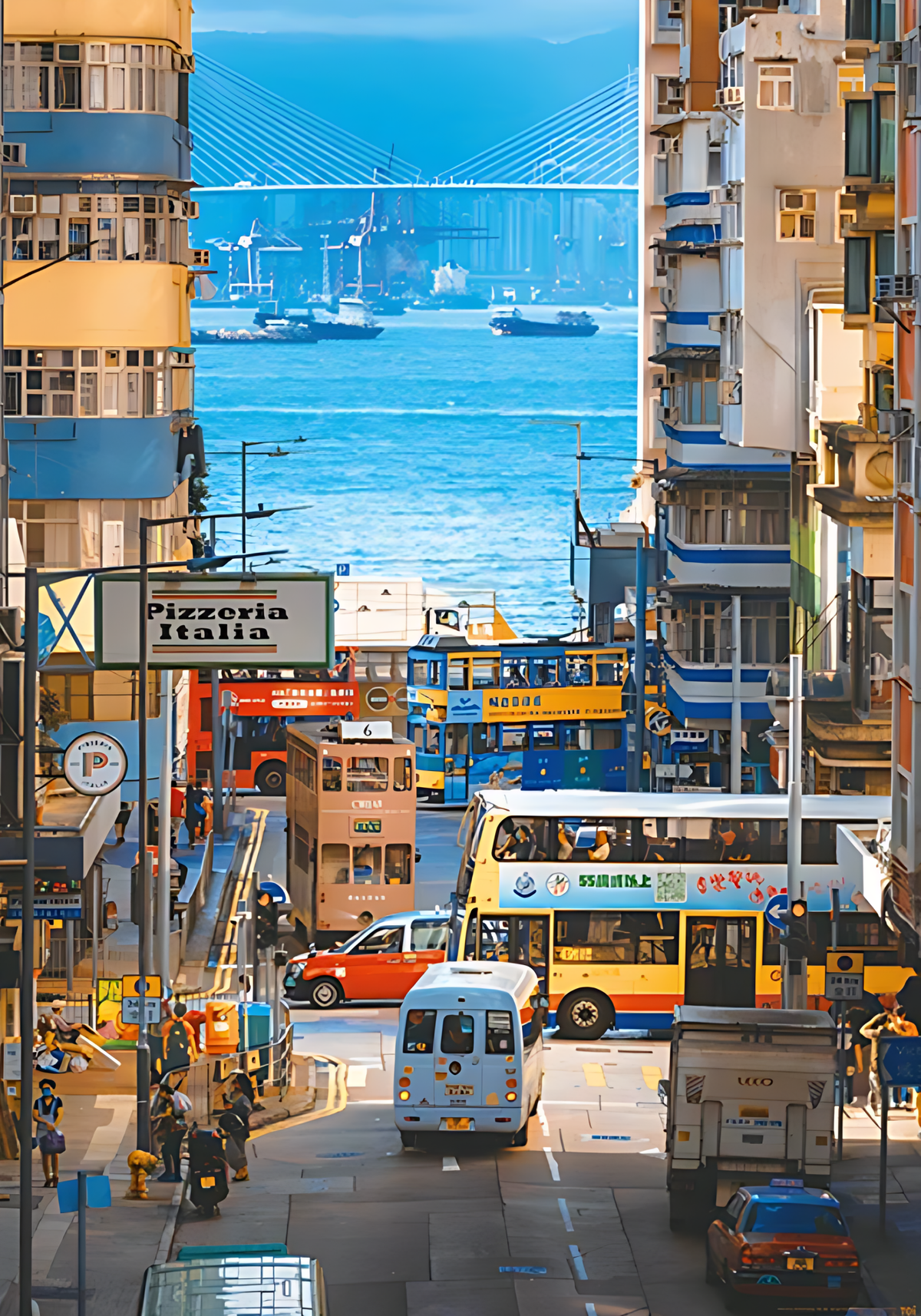 Kennedy Town, Hong Kong | TOI | 1000 Piece Puzzle | Jigsaw Puzzle - Mystery Matrix