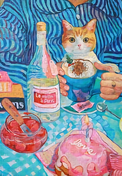 Kitty Café | WEVE | 500 Piece Puzzle | Jigsaw Puzzle - Mystery Matrix