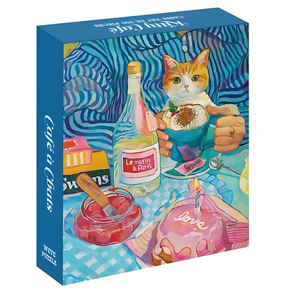 Kitty Café | WEVE | 500 Piece Puzzle | Jigsaw Puzzle - Mystery Matrix