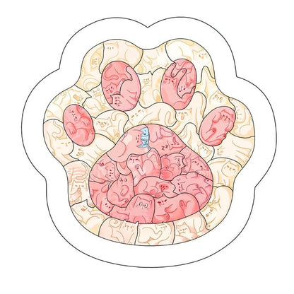 Kitty Claws | Botop | Acrylic Puzzle | Puzzle with Frame - Mystery Matrix