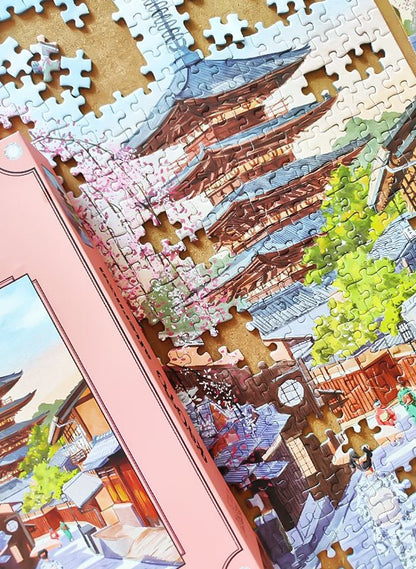 Kyoto Afternoon | Kessing | 500 Piece Puzzle | Jigsaw Puzzle - Mystery Matrix