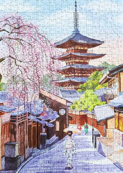Kyoto Afternoon | Kessing | 500 Piece Puzzle | Jigsaw Puzzle - Mystery Matrix