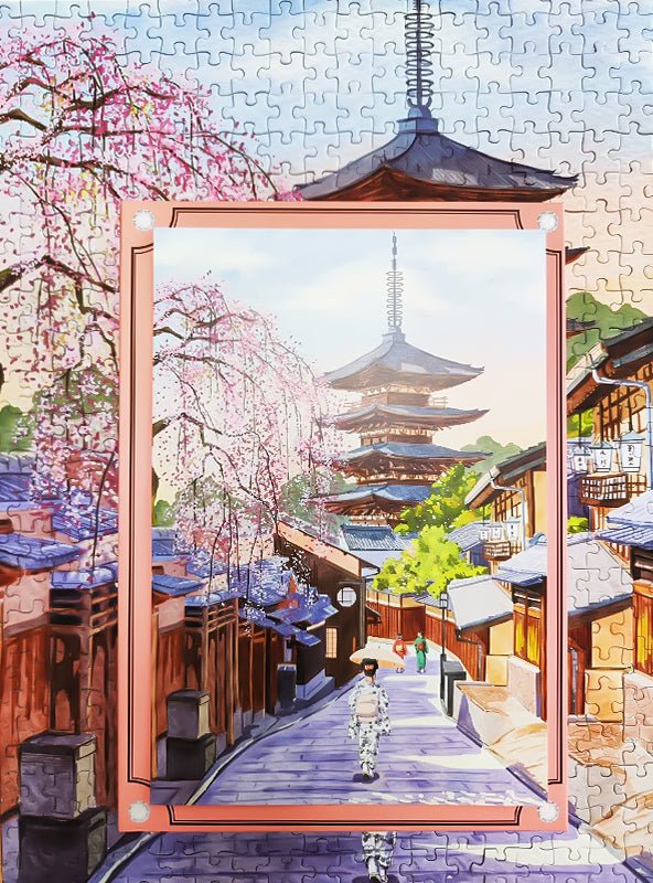 Kyoto Afternoon | Kessing | 500 Piece Puzzle | Jigsaw Puzzle - Mystery Matrix
