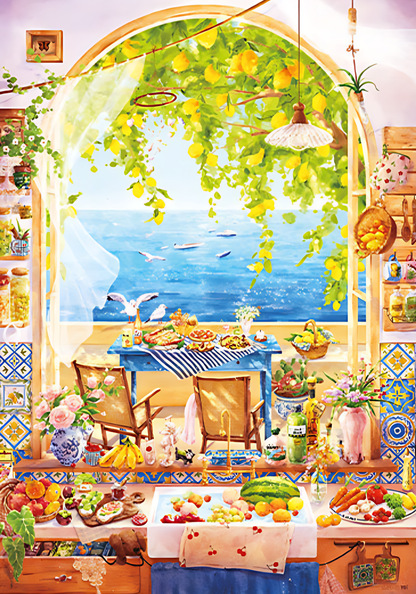 Lemon Tree by the Sea | TOI | 1000 Piece Puzzle | Jigsaw Puzzle - Mystery Matrix